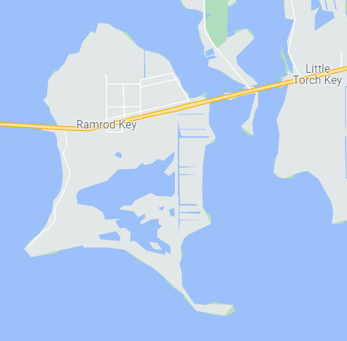 Map of Ramrod Key FL